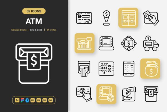 ATM Icons: Graphics for Every Project