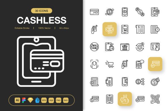 Cashless Icons: Graphics for Crafters