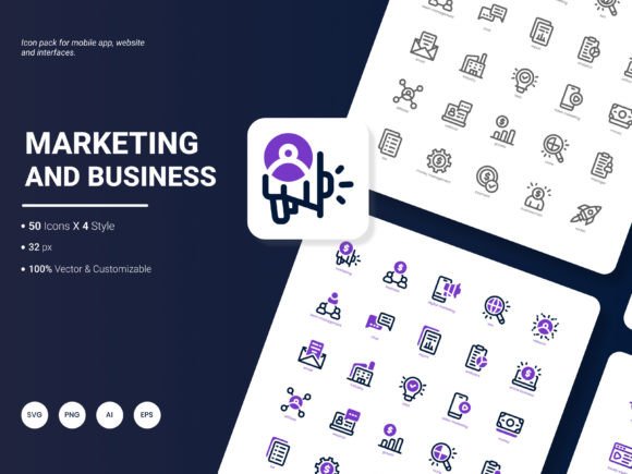Marketing and Business Icon Pack