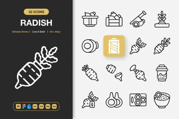 Radish Icons: Graphics for Every Project