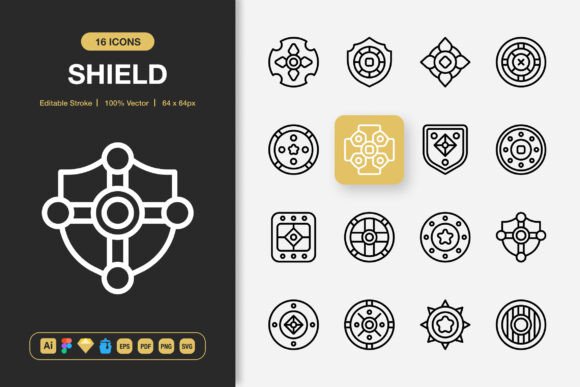 Shield Icons: Graphics and Icons for Real Business