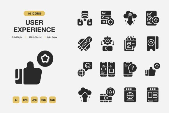 User Experience Solid Icons